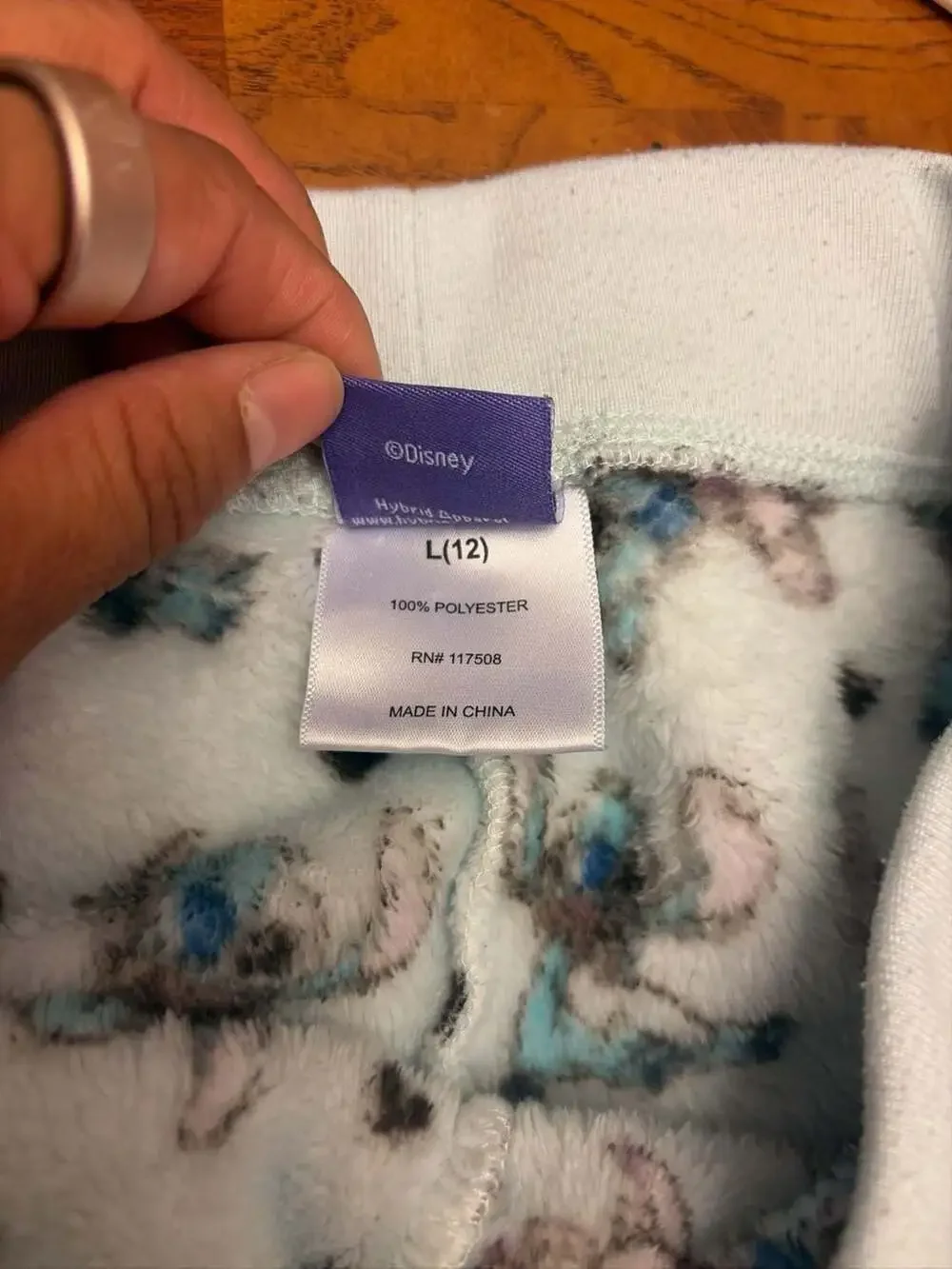 Disney Lilo & Stitch All-Over Print Fleece Pajama Shorts - Picture 3 of 3
